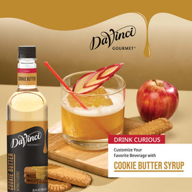 DaVinci Gourmet Cookie Butter Syrup added to coffee creates cozy notes