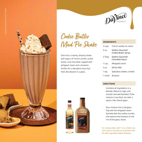 DaVinci Gourmet Cookie Butter Syrup elevates frappes and dessert drinks