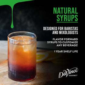 DaVinci Gourmet Lavender Syrup pour captures smooth flow for mix-ins.
