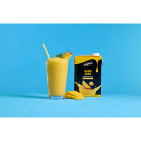 DaVinci Mango Mania packaging front conveys freshness and convenience.
