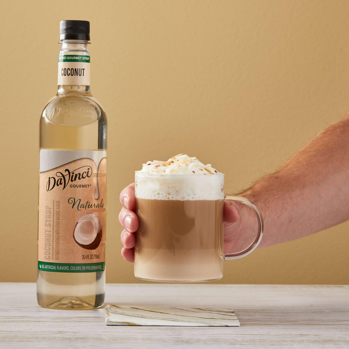 DaVinci Gourmet Naturals Coconut Syrup pineapple pairing for pina colada style drinks