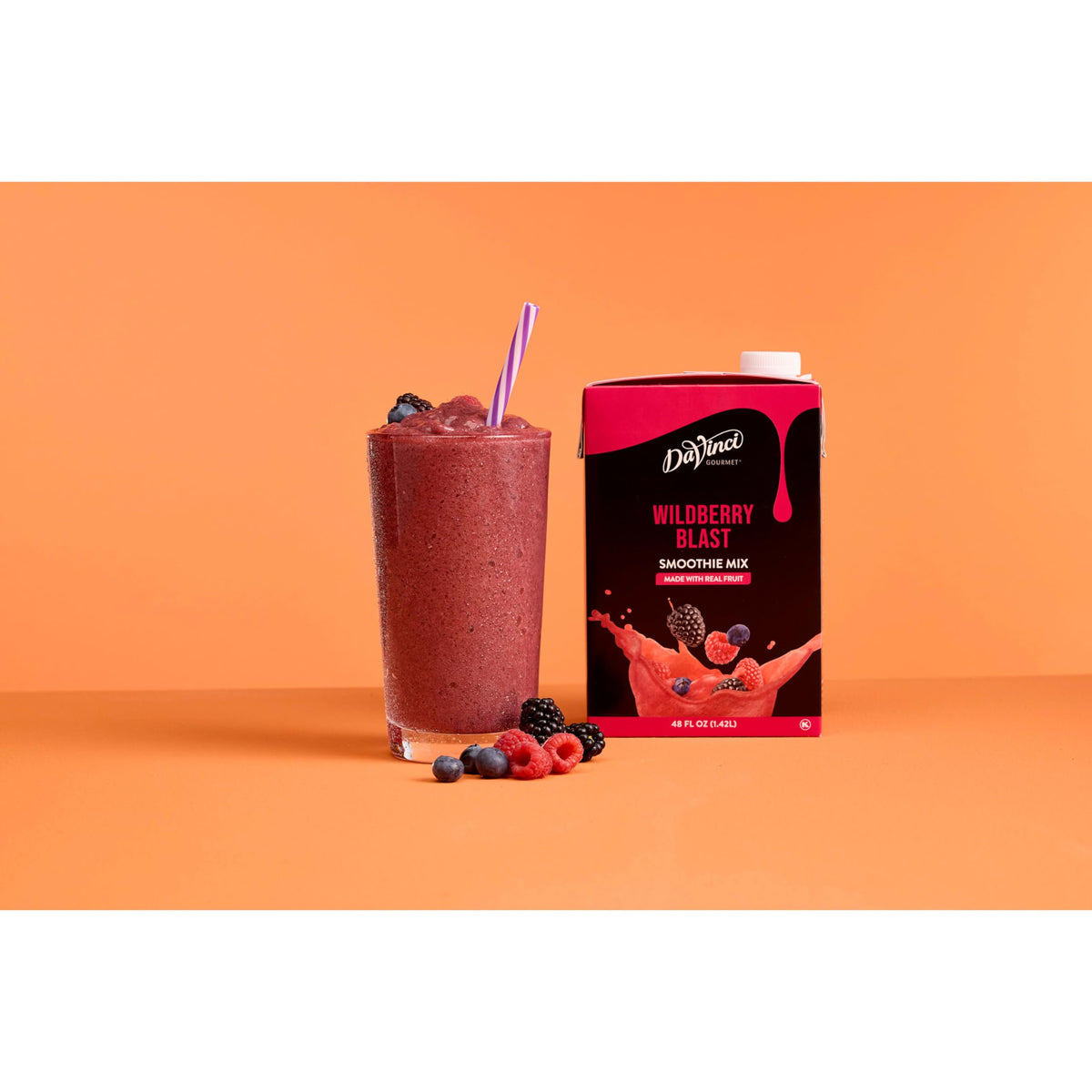 DaVinci Gourmet packaging label closeup helps identify flavor at a glance