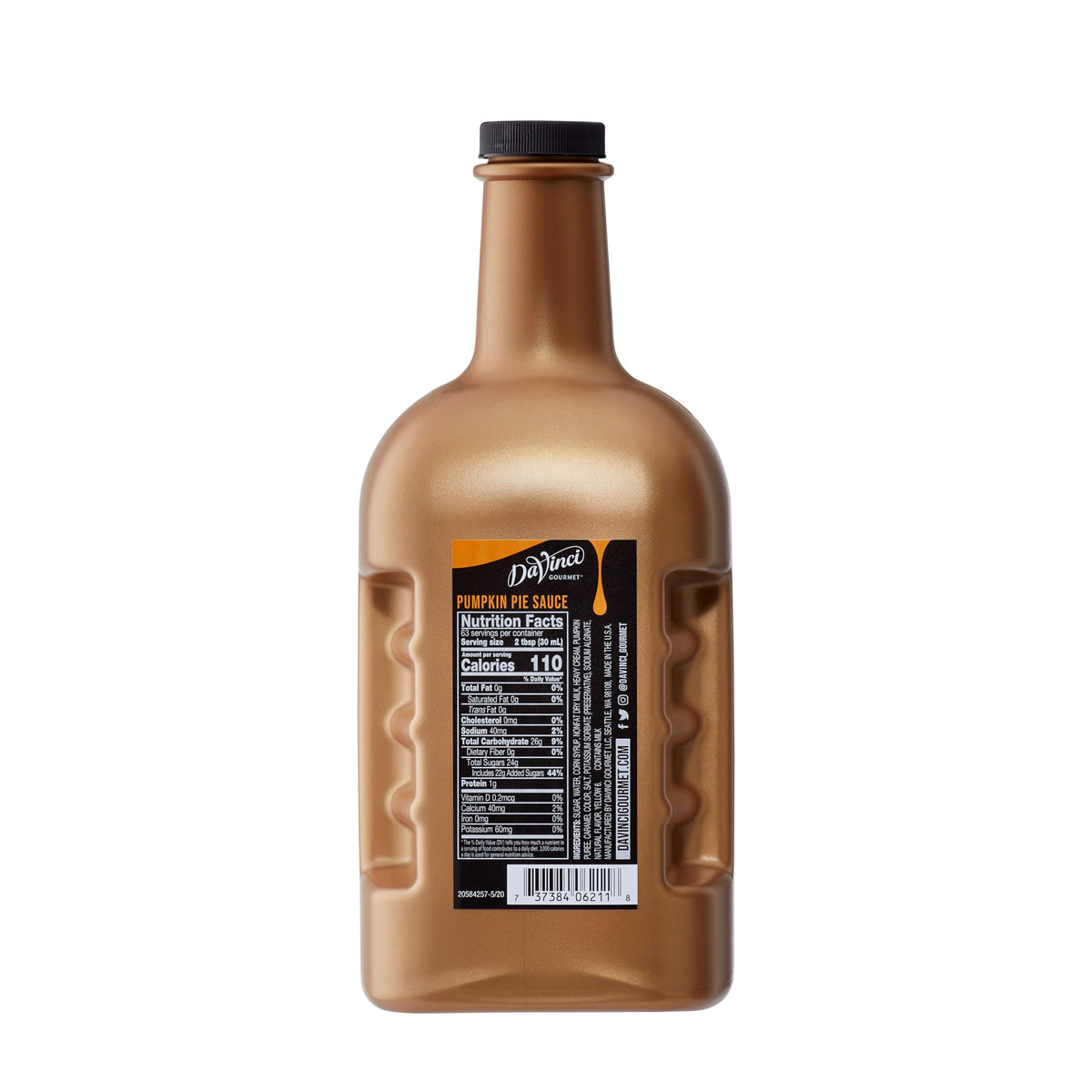 DaVinci Gourmet Pumpkin Pie Sauce used with hot cocoa for a cozy seasonal drink.
