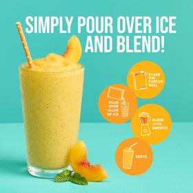 DaVinci Gourmet strawberry banana visuals highlight real fruit pieces and natural sweetness.
