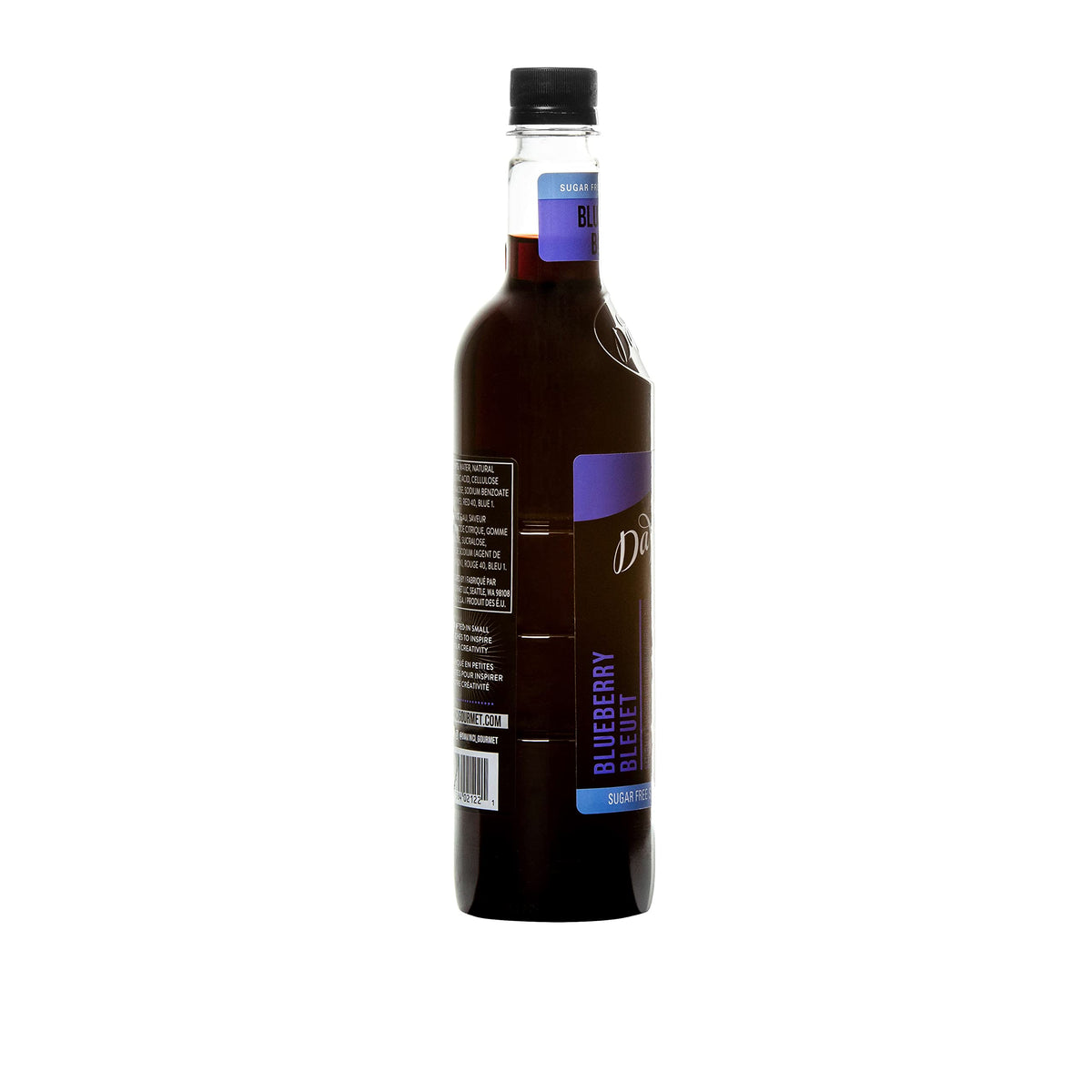 Barista-ready DaVinci Gourmet Sugar-Free Blueberry Syrup for home use
