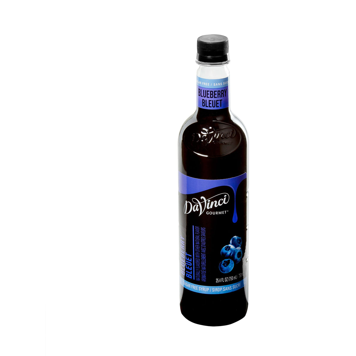 Milkshake made with DaVinci Gourmet Sugar-Free Blueberry Syrup