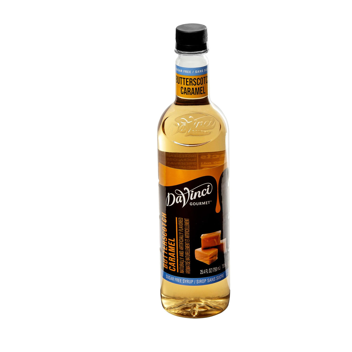 DaVinci Gourmet Sugar-Free Butterscotch Syrup in cocktail glass