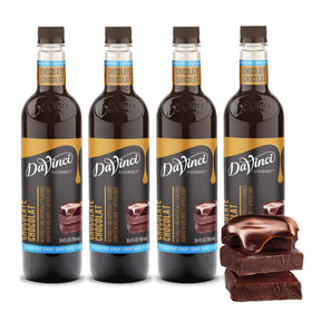DaVinci Gourmet Sugar-Free Chocolate Syrup bottle with rich flavor