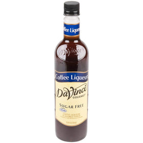 DaVinci Gourmet sugar-free coffee liqueur syrup pour-ready bottle ideal in lattes and mochas.
