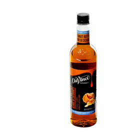 Premium back bar display with DaVinci Gourmet sugar-free peanut butter syrup