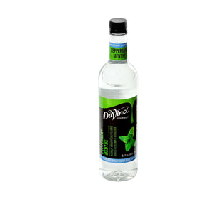 DaVinci Gourmet peppermint syrup toppings snow cones with a cooling twist.