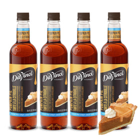 DaVinci Gourmet sugar-free pumpkin pie syrup bottle delivers year-round pumpkin flavor for beverages