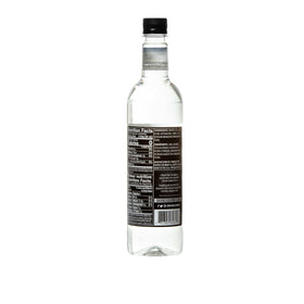 Label close-up of DaVinci Gourmet Sugar-Free Syrup showing versatile flavoring.