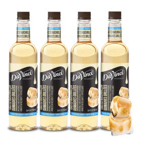 DaVinci Gourmet Sugar-Free Toasted Marshmallow syrup bottle delivers campfire flavor with zero sugar.