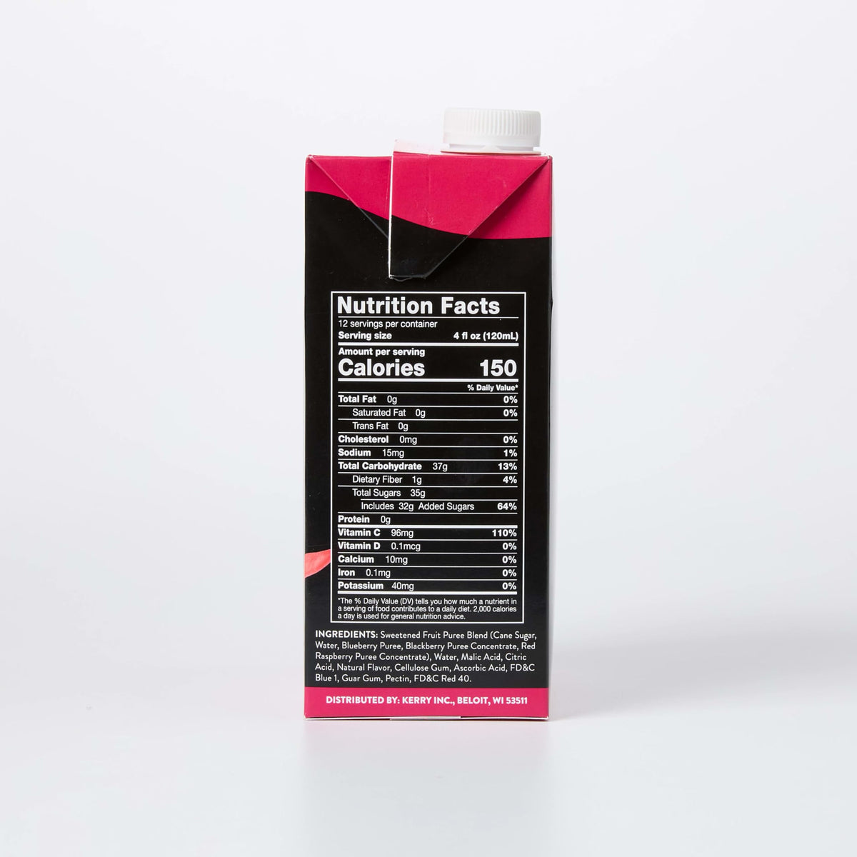 DaVinci Gourmet Wildberry Blast fruit closeup emphasizes real berries for natural sweetness