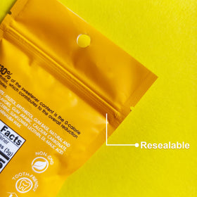 DC24 gum core ingredient xylitol close-up suggests natural sweetness