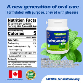 DC24 DAILY CARE maltitol-sweetened sugar-free gum option