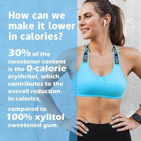 DC24 Daily Care non-GMO, gluten-free, vegan gum label