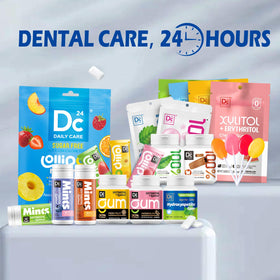 DC24 DAILY CARE on-the-go gum for fresh breath after meals
