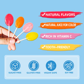 DC24 DAILY CARE assorted flavors pack displays variety for family snacking.
