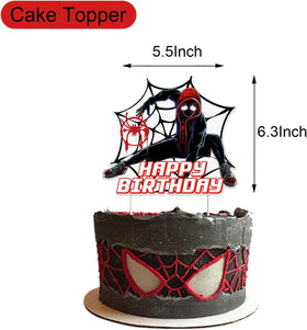 Ddajksq Spider cupcake toppers in six styles for themed treats