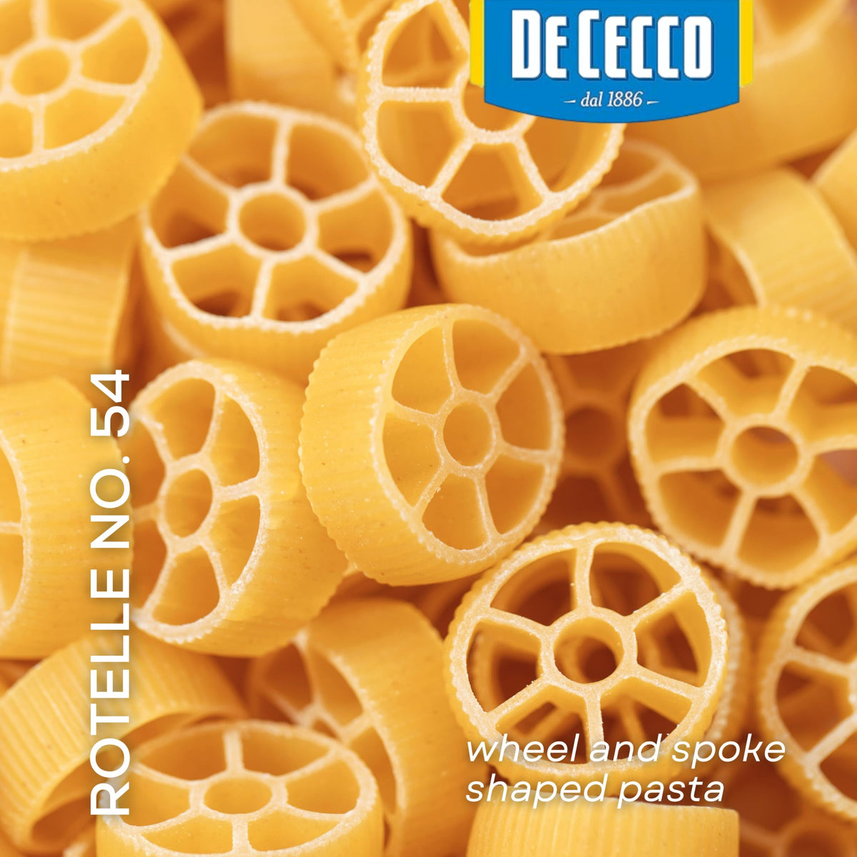 De Cecco Rotelle No. 54 with tomato sauce, great sauce adhesion.