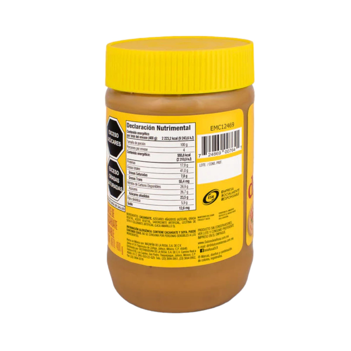 De la Rosa mazapan 400g jar highlighting high quality packaging