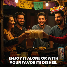 De Mi Pais 6-pack keeps horchata ready for home or travel.