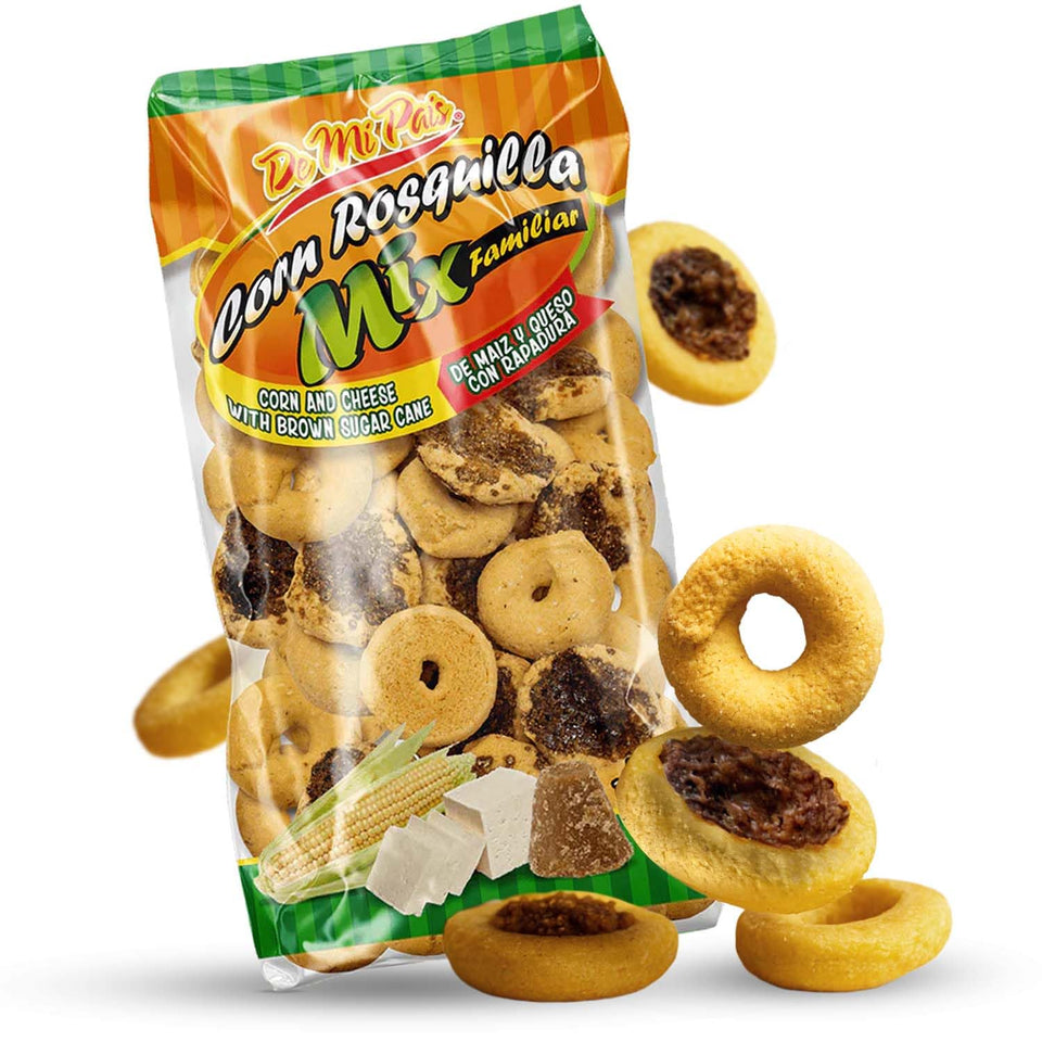 De Mi Pais corn rosquilla mix overview—perfect for sharing at gatherings