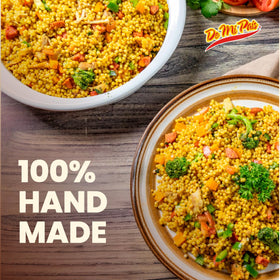 De Mi Pais Couscous Marmahon handmade pearl texture for authentic cooking moments.
