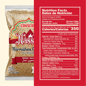 De Mi Pais Marmahon ready-to-serve couscous pearl for versatile meals.