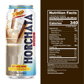De Mi Pais horchata pairs well with meals and snacks alike.