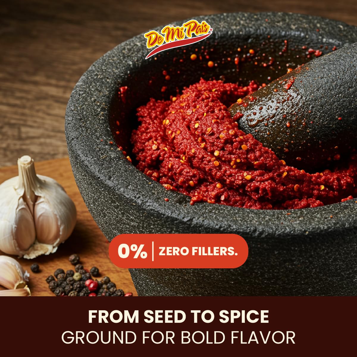 De Mi Pais natural annatto seeds emphasize pure ingredients and aroma