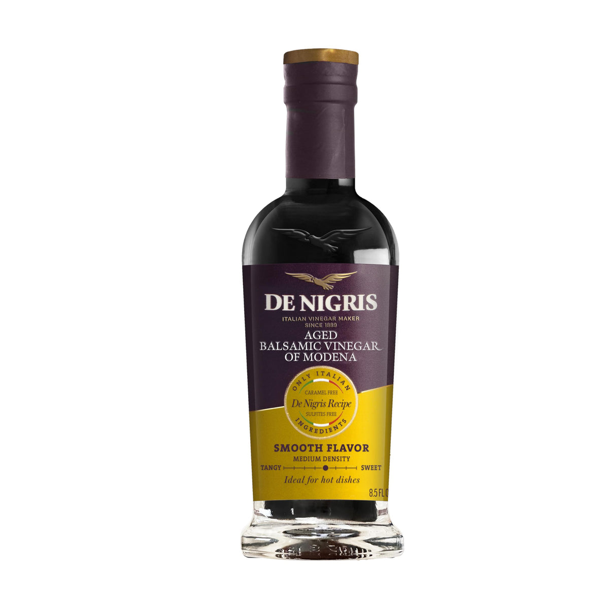De Nigris Modena balsamic vinegar bottle with IGP seal for premium finishing