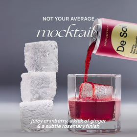 Prominent De Soi label emphasizing adaptogens and clean-label ingredients