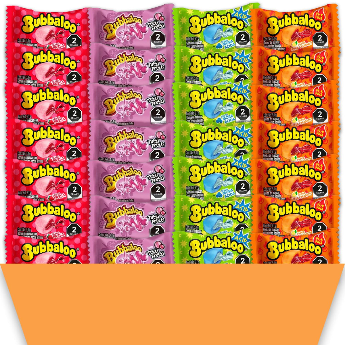 Deal Society Bubbaloo strawberry piece showing fruity flavor and juicy center for party favors