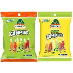 Deal Society Jarritos Original Gummies bags on display with colorful branding