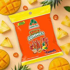 Jarritos Spicy Gummies served on a platter for gatherings