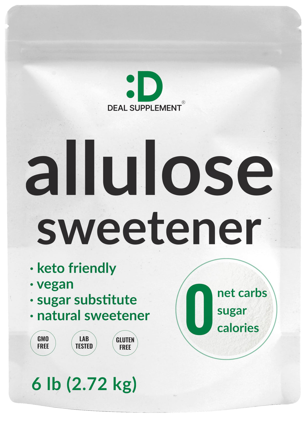 Deal Supplement Allulose 6lb bulk pack for sugar replacement in baking