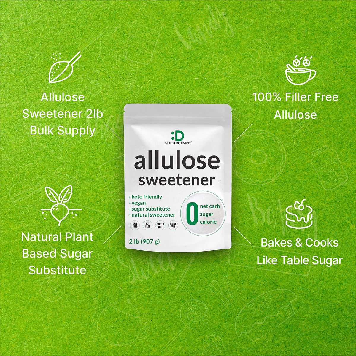 DEAL SUPPLEMENT Allulose in coffee to add sweetness with zero sugar.