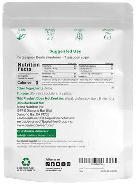 Deal Supplement Allulose plant-based sweetener suitable for vegans and keto