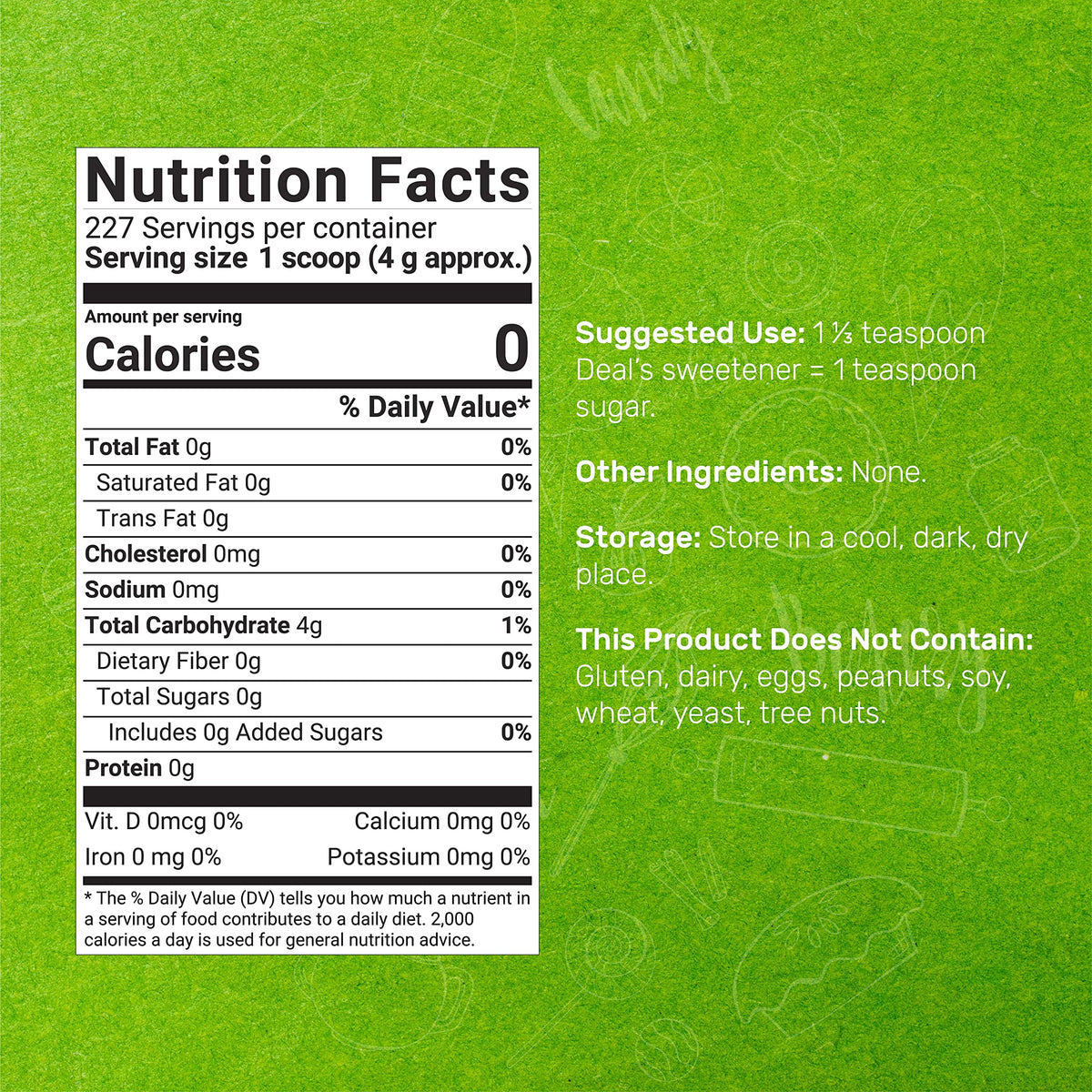 DEAL SUPPLEMENT Allulose scoop for easy, precise, zero-calorie sweetening.