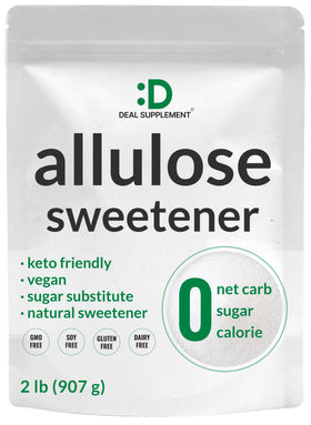 DEAL SUPPLEMENT Allulose Sweetener bottle for cooking and baking with zero calories.