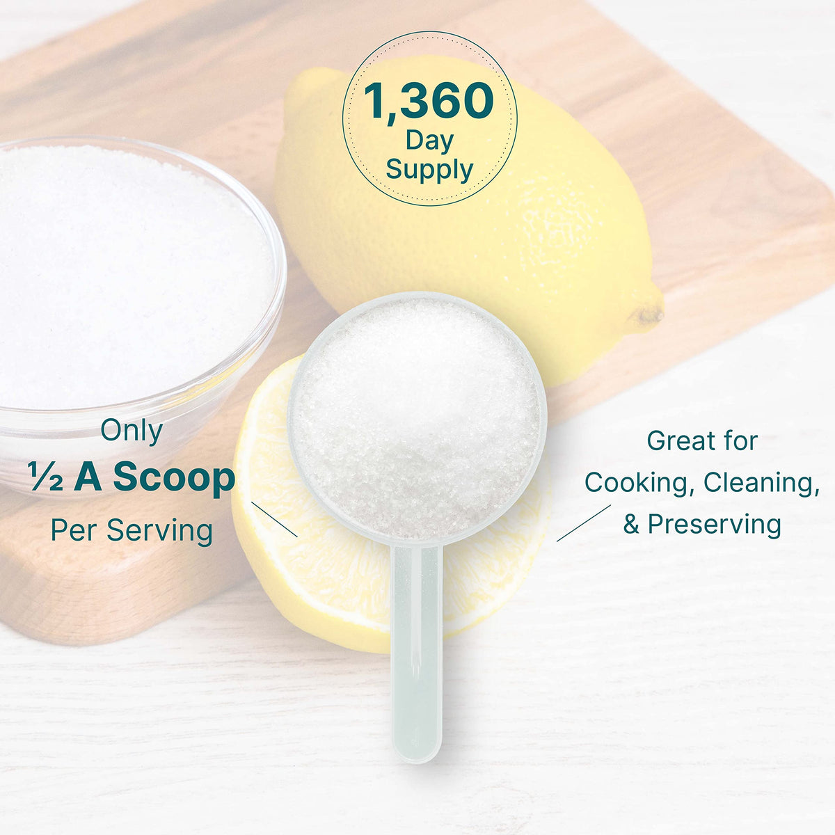 Baking and cooking with DEAL SUPPLEMENT citric acid for natural sour notes