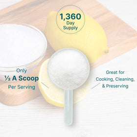 Baking and cooking with DEAL SUPPLEMENT citric acid for natural sour notes