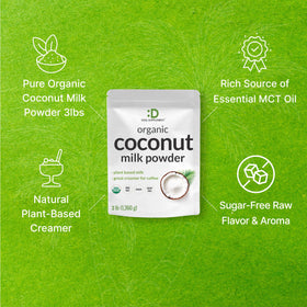 DEAL SUPPLEMENT creamy coconut milk powder in coffee for dairy-free mornings