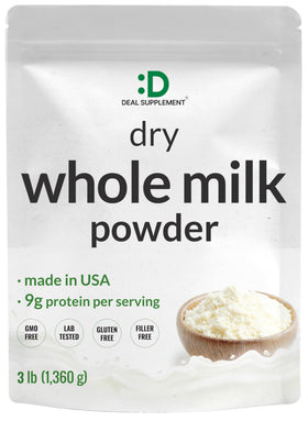 DEAL SUPPLEMENT dry whole milk powder canister for premium baking use