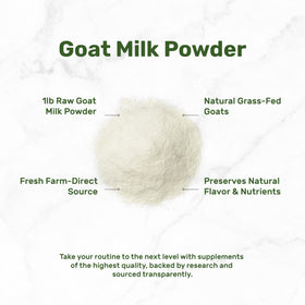 Deal Supplement Goat Milk Powder for baking and desserts.