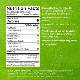 Deal Supplement Organic Lemon Powder pour shows convenient, additive-free citrus ready for drinks