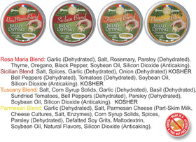 Dean Jacob's Parmesan blend tin with roasted garlic and cheese notes